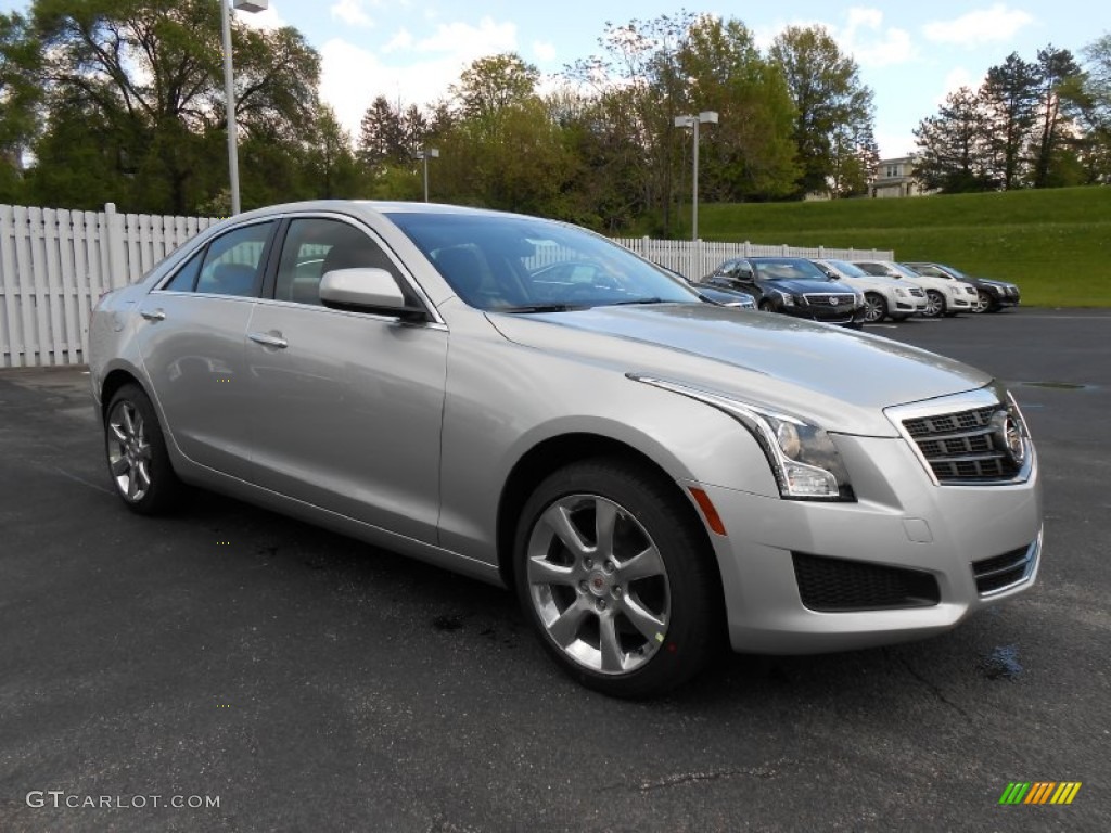 Radiant Silver Metallic 2013 Cadillac ATS 2.0L Turbo AWD Exterior Photo #80864128