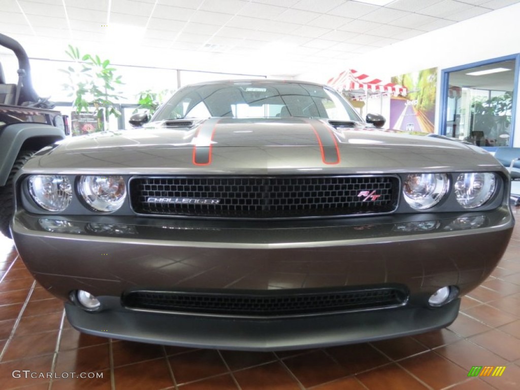 2013 Challenger R/T Blacktop - Granite Crystal Metallic / Dark Slate Gray photo #2