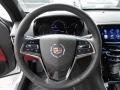 2013 Cadillac ATS Morello Red/Jet Black Accents Interior Steering Wheel Photo