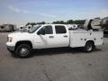  2013 Sierra 3500HD Crew Cab 4x4 Utility Truck Summit White