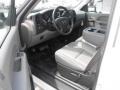 Dark Titanium 2013 GMC Sierra 3500HD Crew Cab 4x4 Utility Truck Interior Color