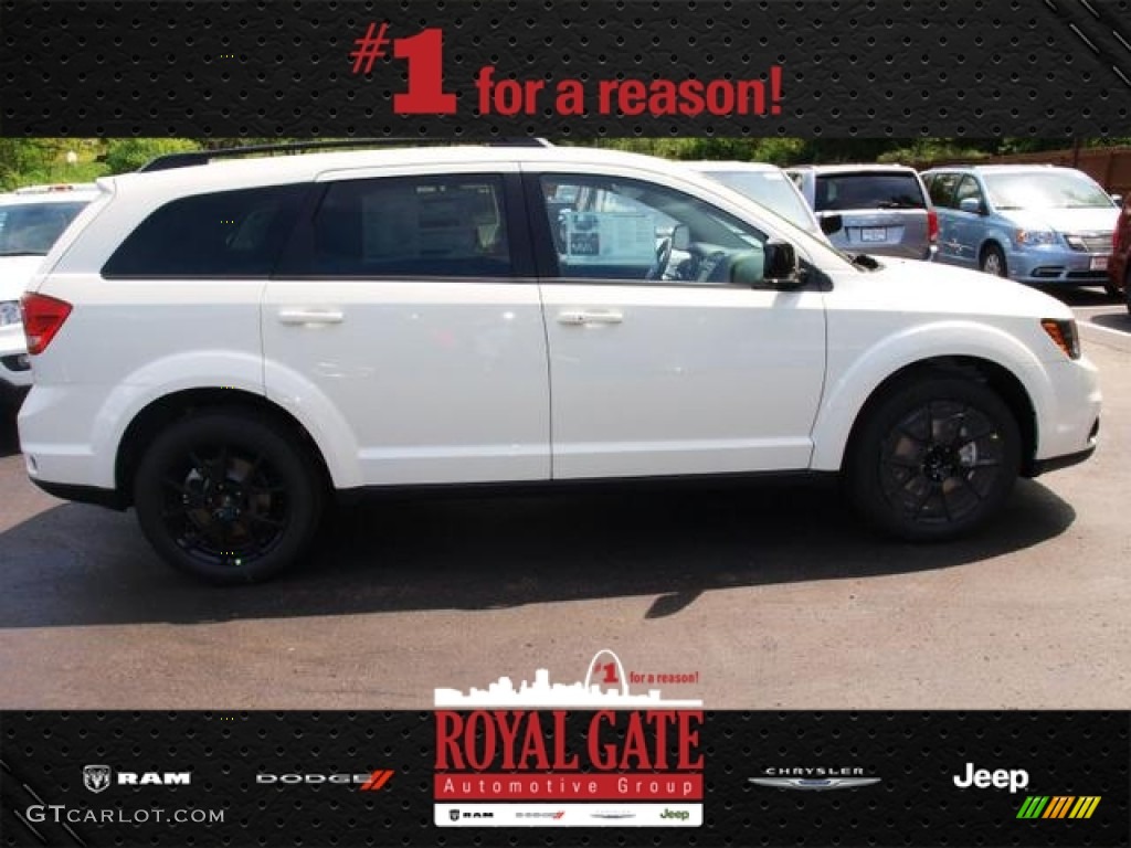 2013 Journey SXT AWD - White / Black photo #1