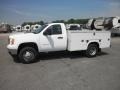 2013 Summit White GMC Sierra 3500HD Regular Cab Chassis  photo #4