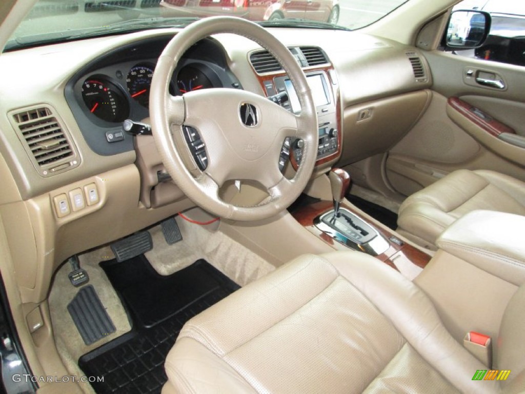 Saddle Interior 2004 Acura MDX Standard MDX Model Photo #80866509