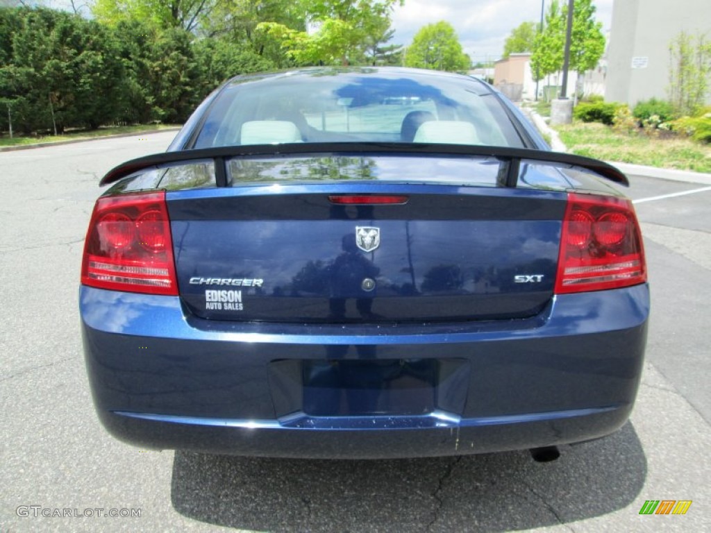 2006 Charger SXT - Midnight Blue Pearl / Dark Slate Gray/Light Graystone photo #6