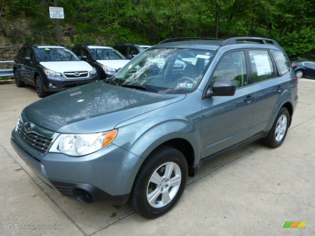 Sage Green Metallic 2010 Subaru Forester 2.5 X Premium Exterior Photo #80867389