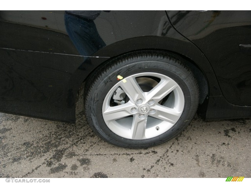 2013 Camry SE - Attitude Black Metallic / Black/Ash photo #9