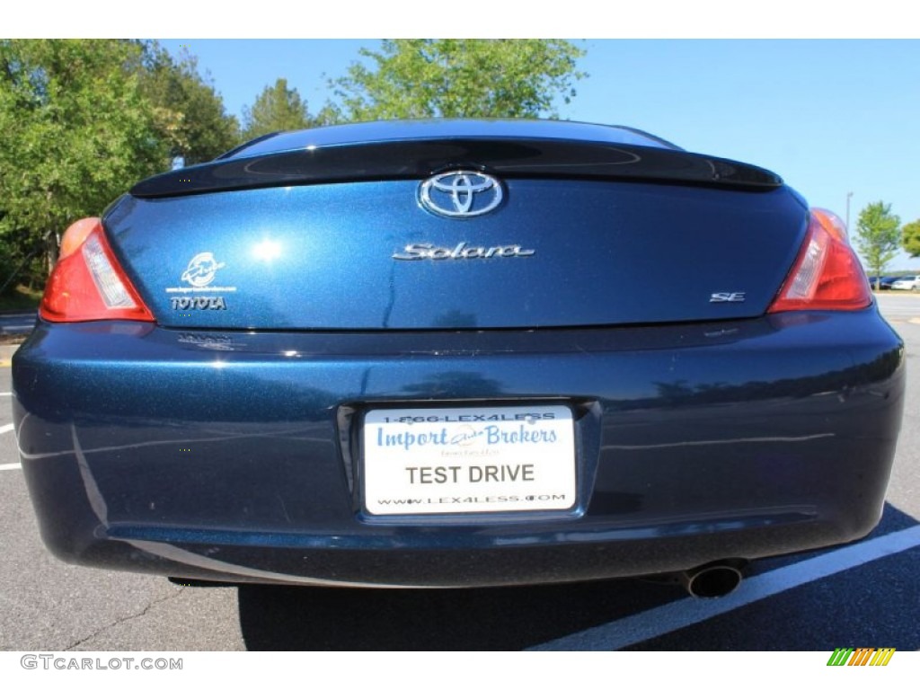 2006 Solara SE Coupe - Oceanus Blue Pearl / Dark Stone photo #4