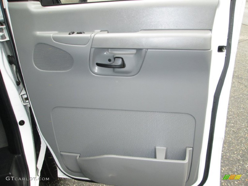2007 E Series Van E350 Super Duty XLT Passenger - Oxford White / Medium Flint Grey photo #27