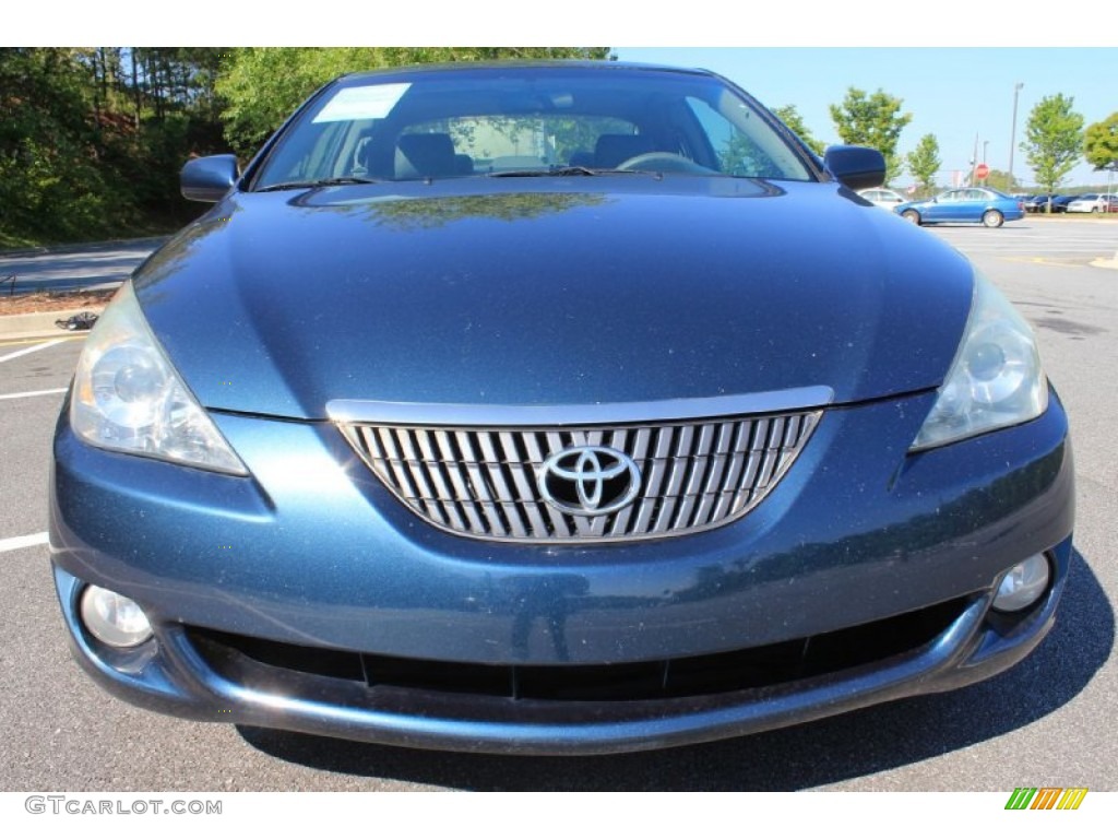 2006 Solara SE Coupe - Oceanus Blue Pearl / Dark Stone photo #11