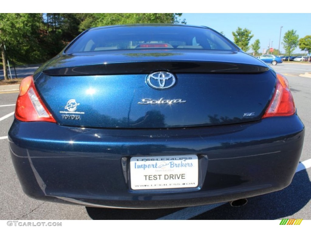 2006 Solara SE Coupe - Oceanus Blue Pearl / Dark Stone photo #12