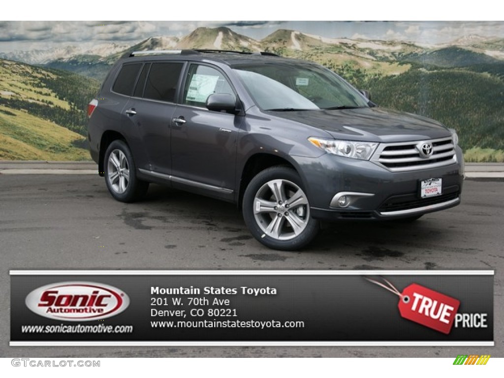 2013 Highlander Limited 4WD - Magnetic Gray Metallic / Ash photo #1