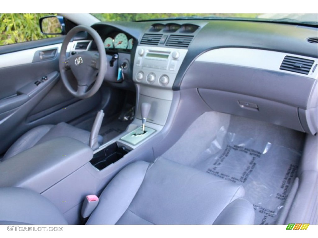 2006 Solara SE Coupe - Oceanus Blue Pearl / Dark Stone photo #20