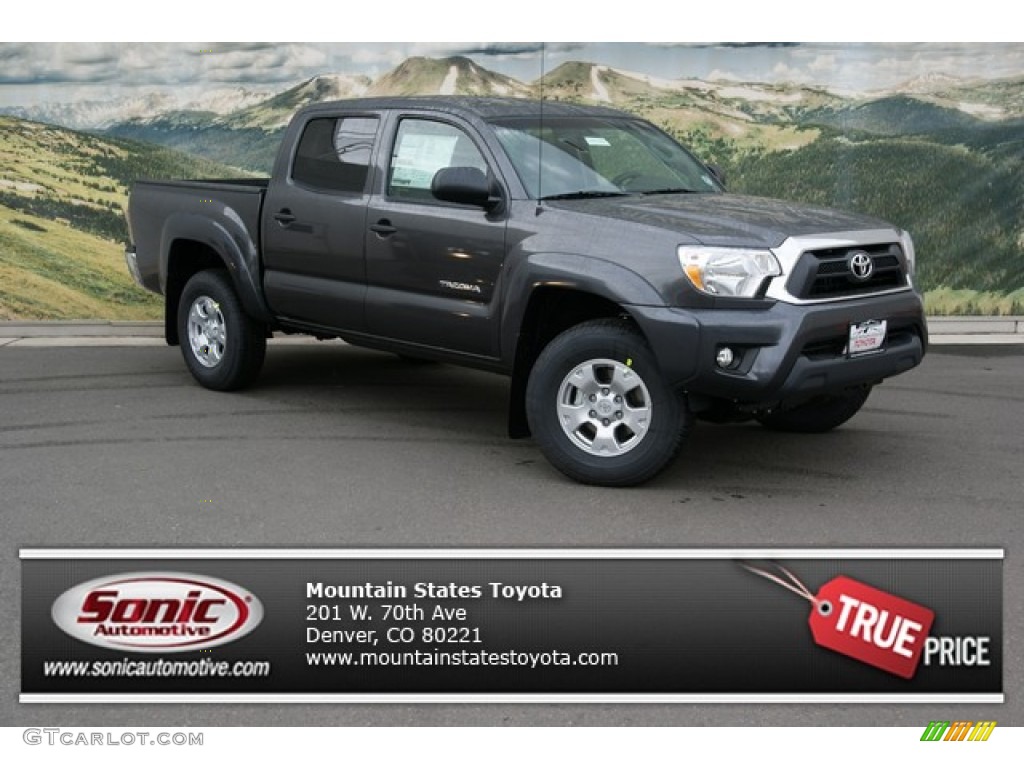 2013 Tacoma V6 SR5 Double Cab 4x4 - Magnetic Gray Metallic / Graphite photo #1