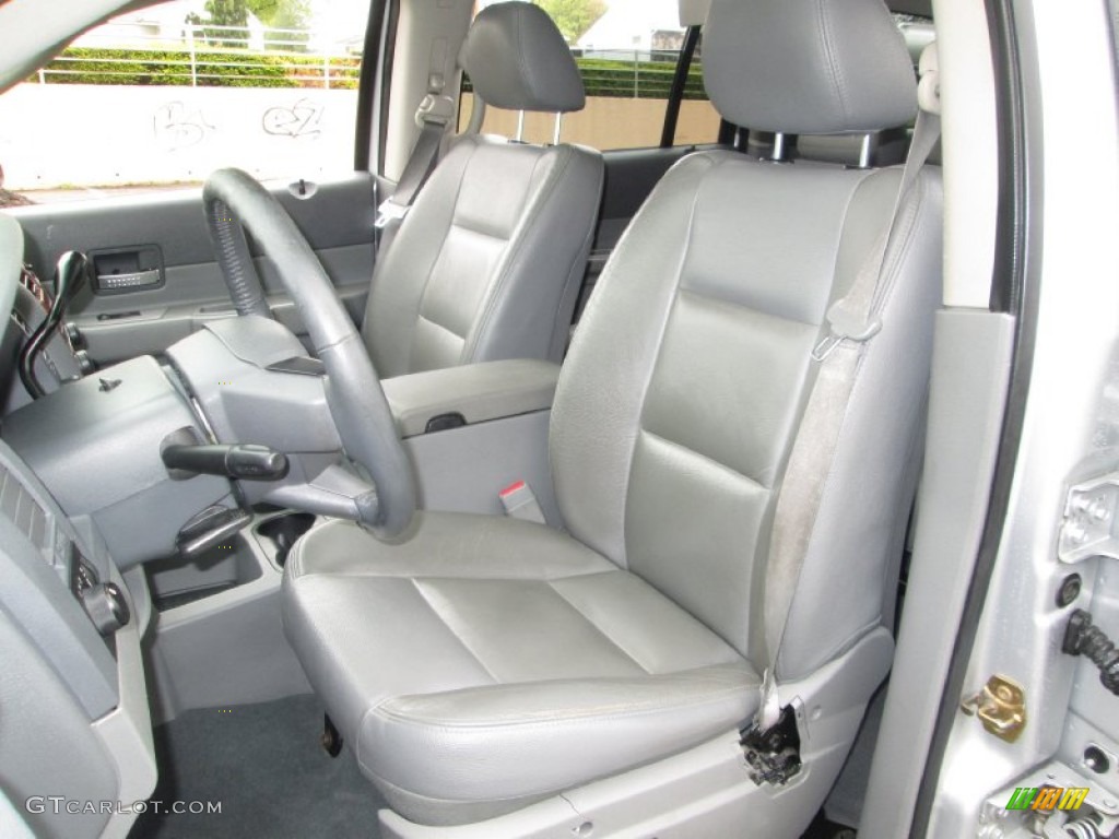 Medium Slate Gray Interior 2004 Dodge Durango SLT 4x4 Photo #80868919