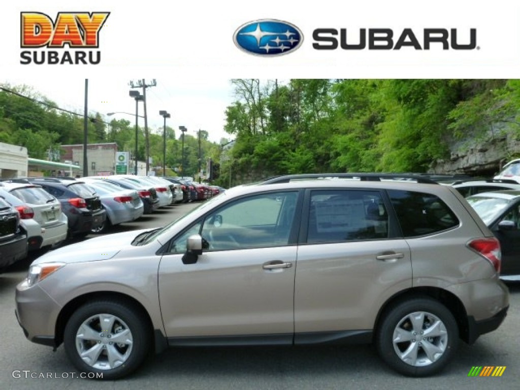 2014 Forester 2.5i Premium - Burnished Bronze Metallic / Black photo #1