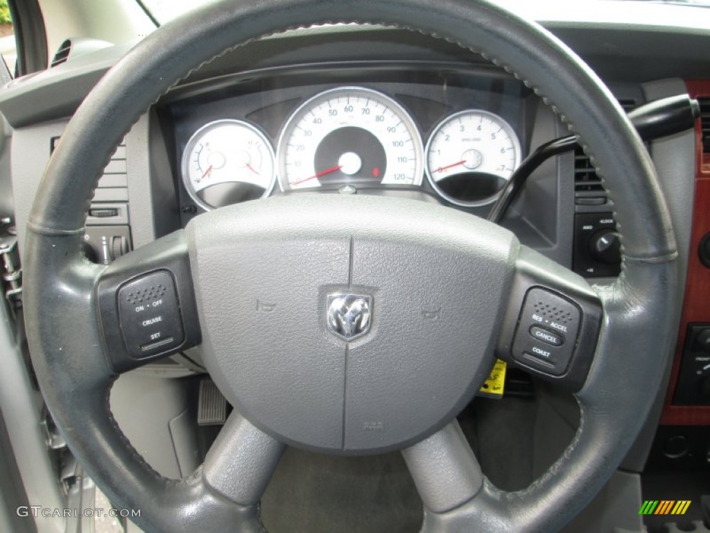 2004 Dodge Durango SLT 4x4 Medium Slate Gray Steering Wheel Photo #80869171