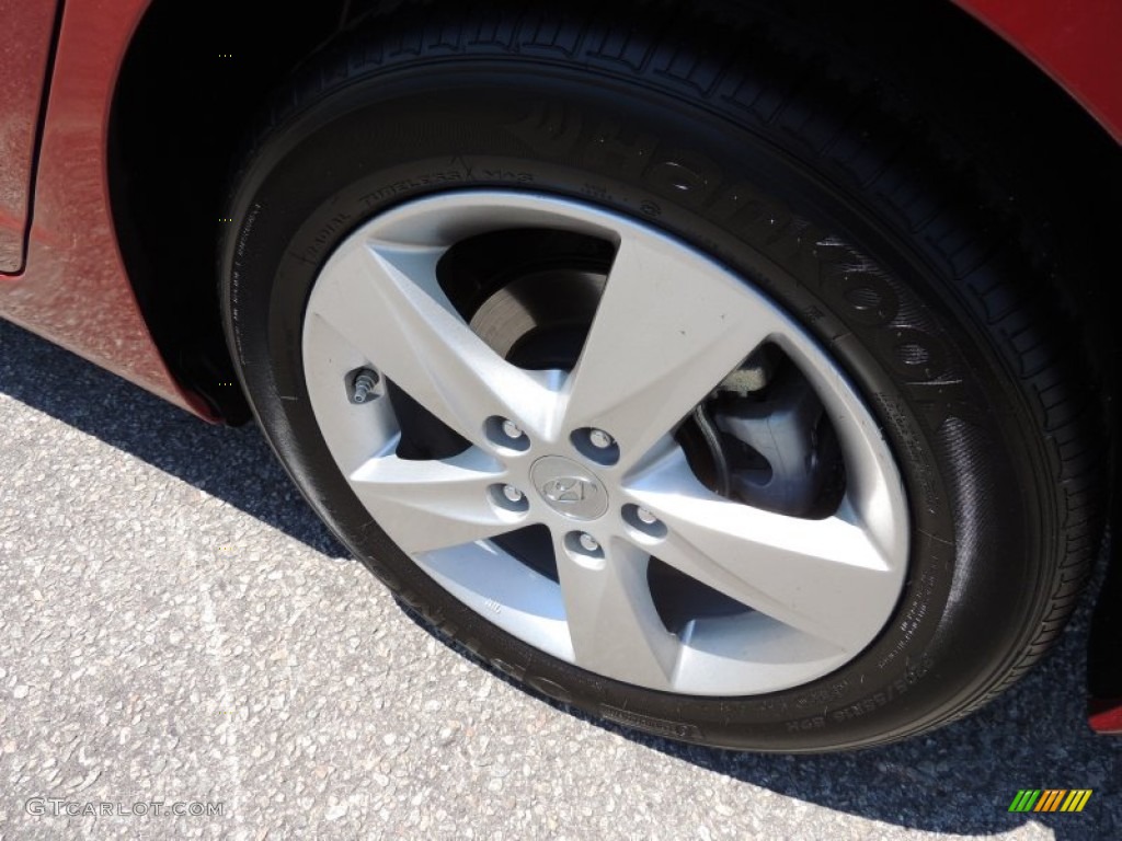 2012 Elantra GLS - Red Allure / Beige photo #16