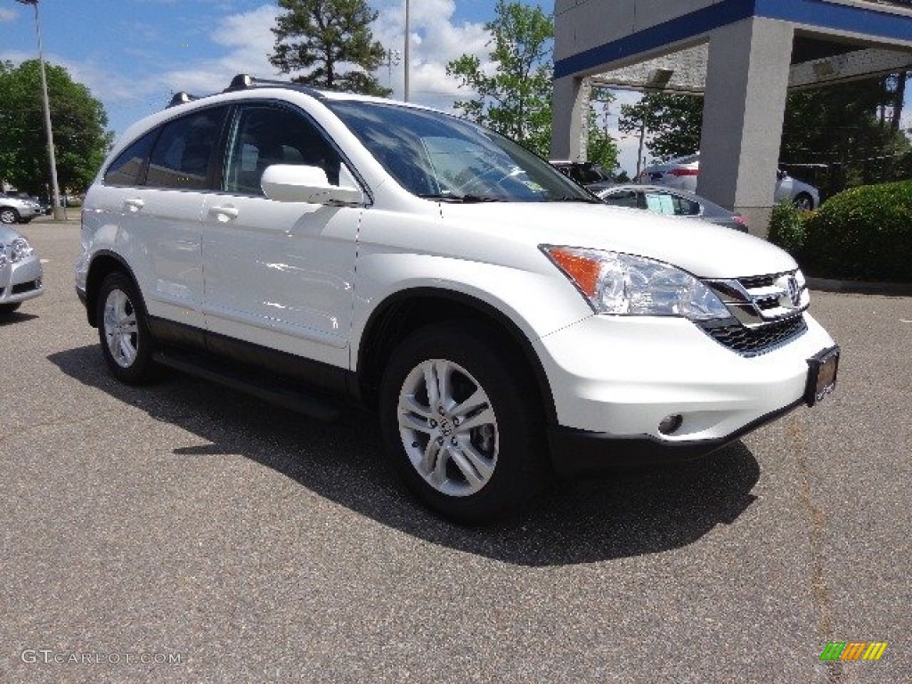 Taffeta White 2010 Honda CR-V EX-L AWD Exterior Photo #80871401