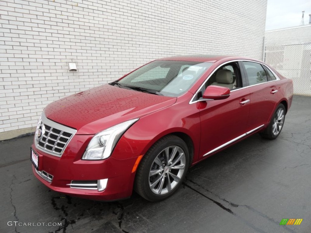 Crystal Red Tintcoat 2013 Cadillac XTS Luxury FWD Exterior Photo #80871409