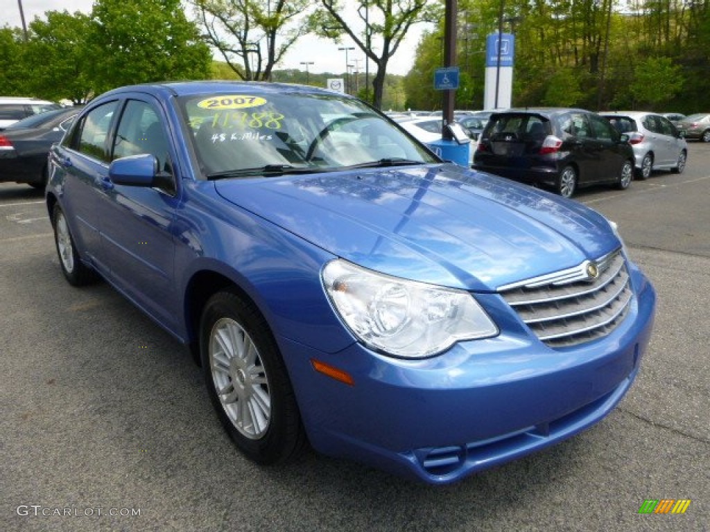 Marathon Blue Pearl 2007 Chrysler Sebring Touring Sedan Exterior Photo #80872144