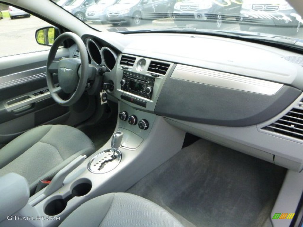 2007 Chrysler Sebring Touring Sedan Dark Slate Gray/Light Slate Gray Dashboard Photo #80872231