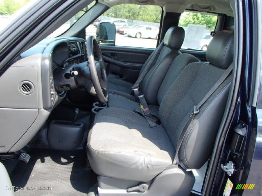 Dark Charcoal Interior 2006 Chevrolet Silverado 2500HD Work Truck Extended Cab 4x4 Photo #80872295