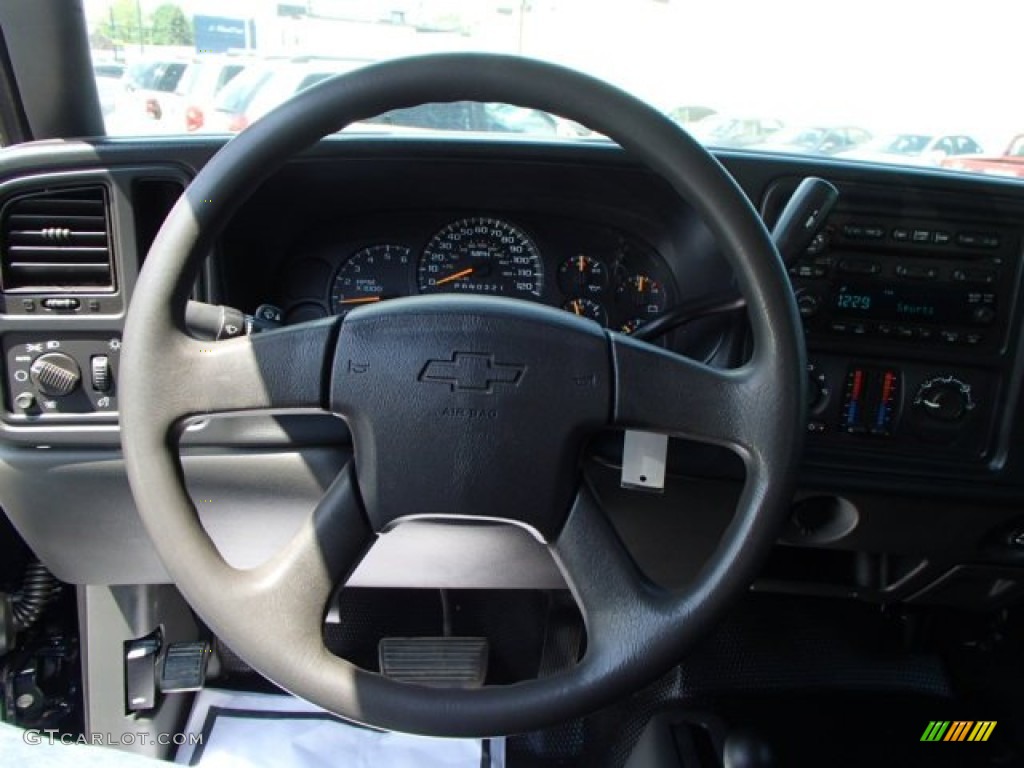 2006 Silverado 2500HD Work Truck Extended Cab 4x4 - Dark Blue Metallic / Dark Charcoal photo #18