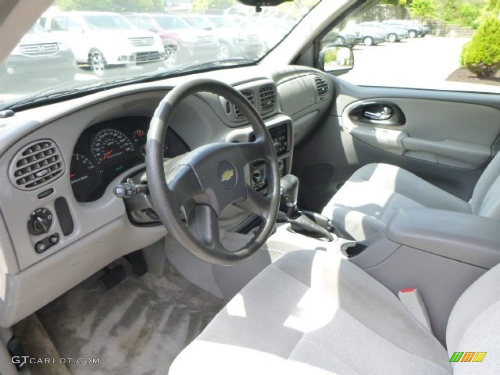 Light Gray Interior 2006 Chevrolet TrailBlazer LS 4x4 Photo #80873008