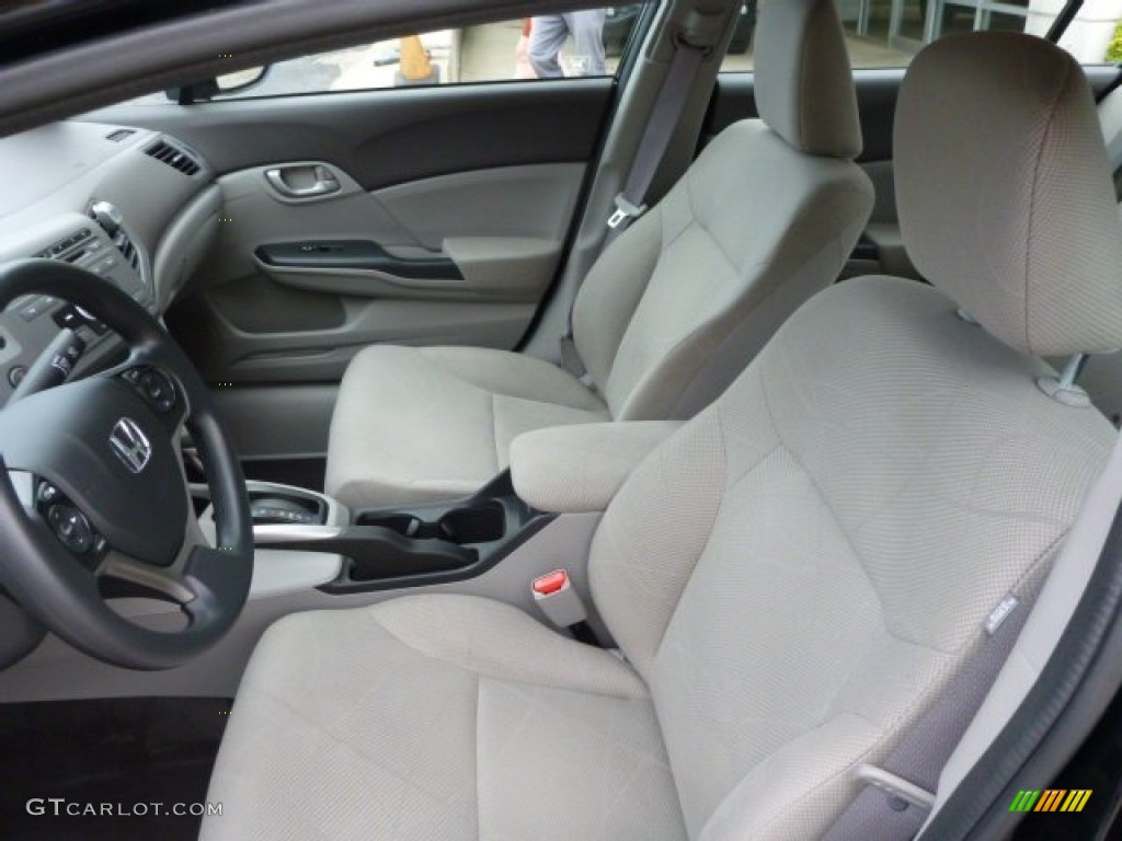 Gray Interior 2012 Honda Civic LX Sedan Photo #80873050
