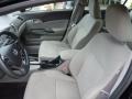 Gray 2012 Honda Civic LX Sedan Interior Color
