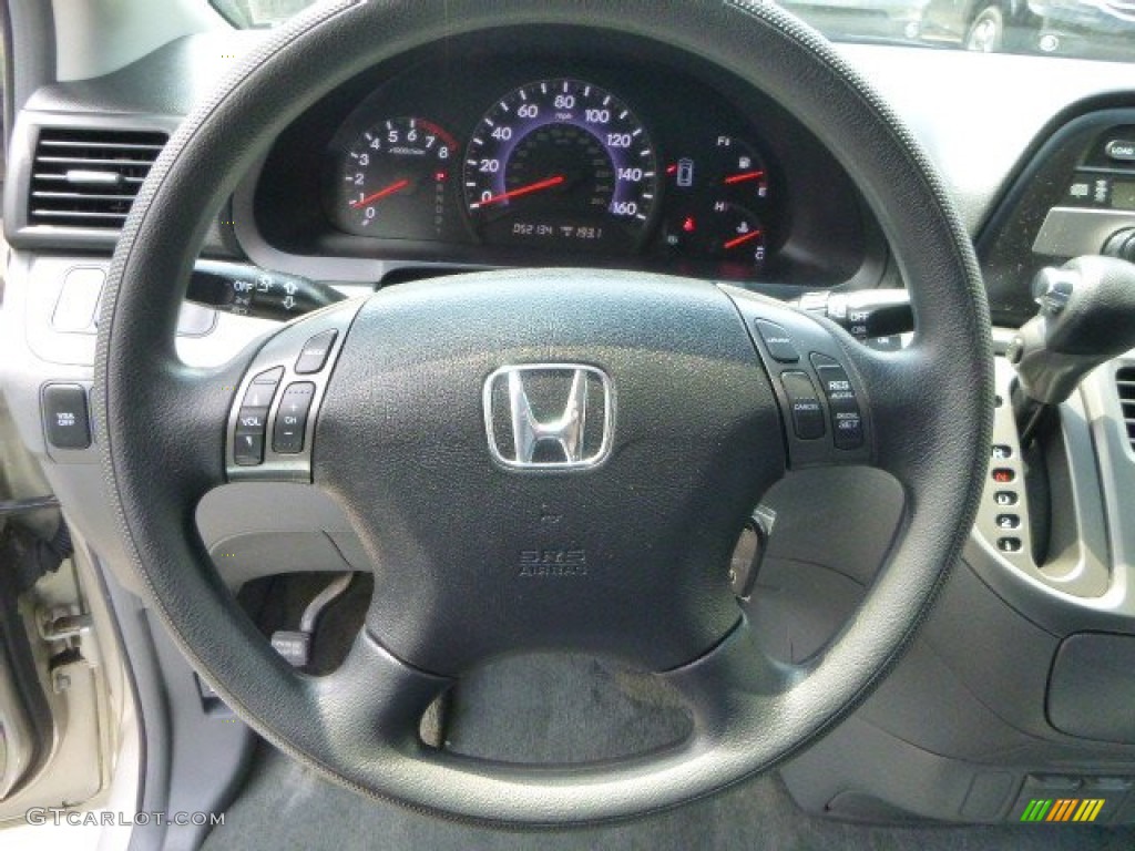 2005 Honda Odyssey EX Gray Steering Wheel Photo #80873650
