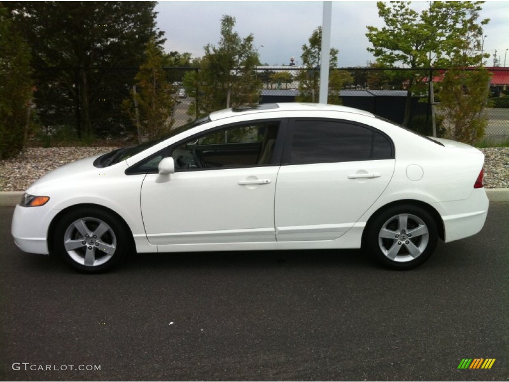 Taffeta White 2006 Honda Civic EX Sedan Exterior Photo #80874909