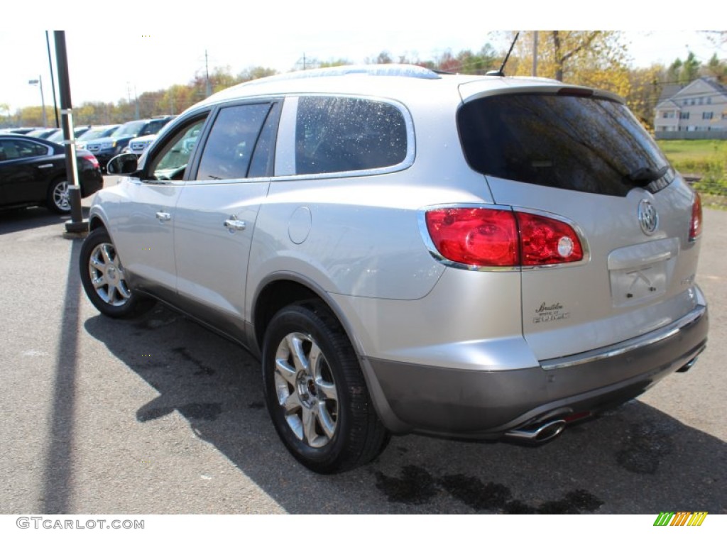 2008 Enclave CXL AWD - Platinum Metallic / Ebony/Ebony photo #10