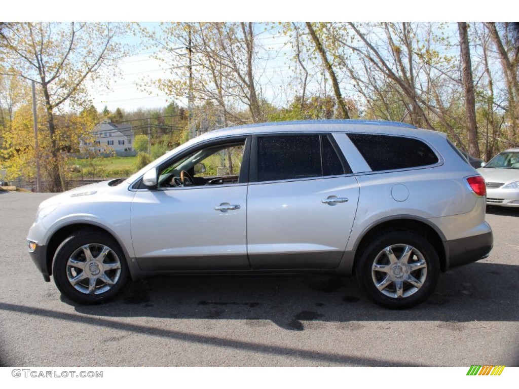 2008 Enclave CXL AWD - Platinum Metallic / Ebony/Ebony photo #11