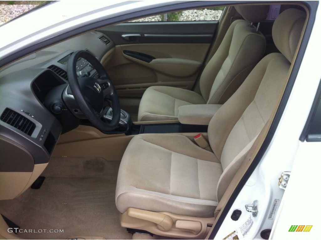 Ivory Interior 2006 Honda Civic EX Sedan Photo #80875069