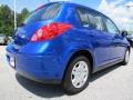 2012 Metallic Blue Nissan Versa 1.8 S Hatchback  photo #5