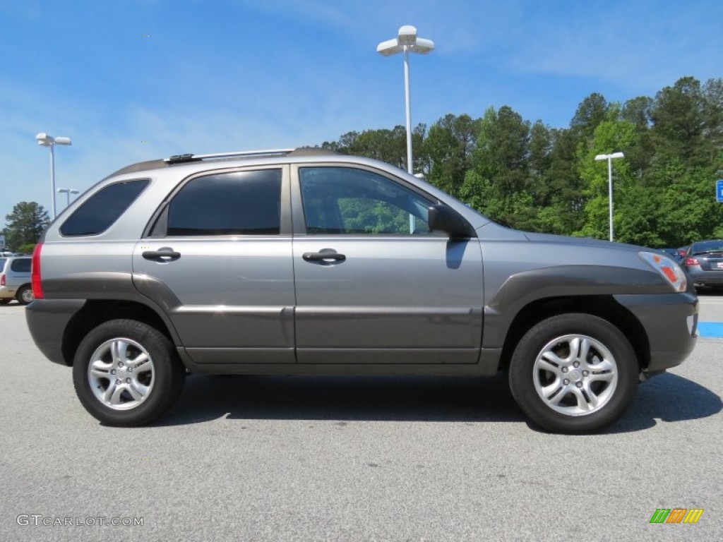 Steel Silver 2006 Kia Sportage LX V6 Exterior Photo #80875786