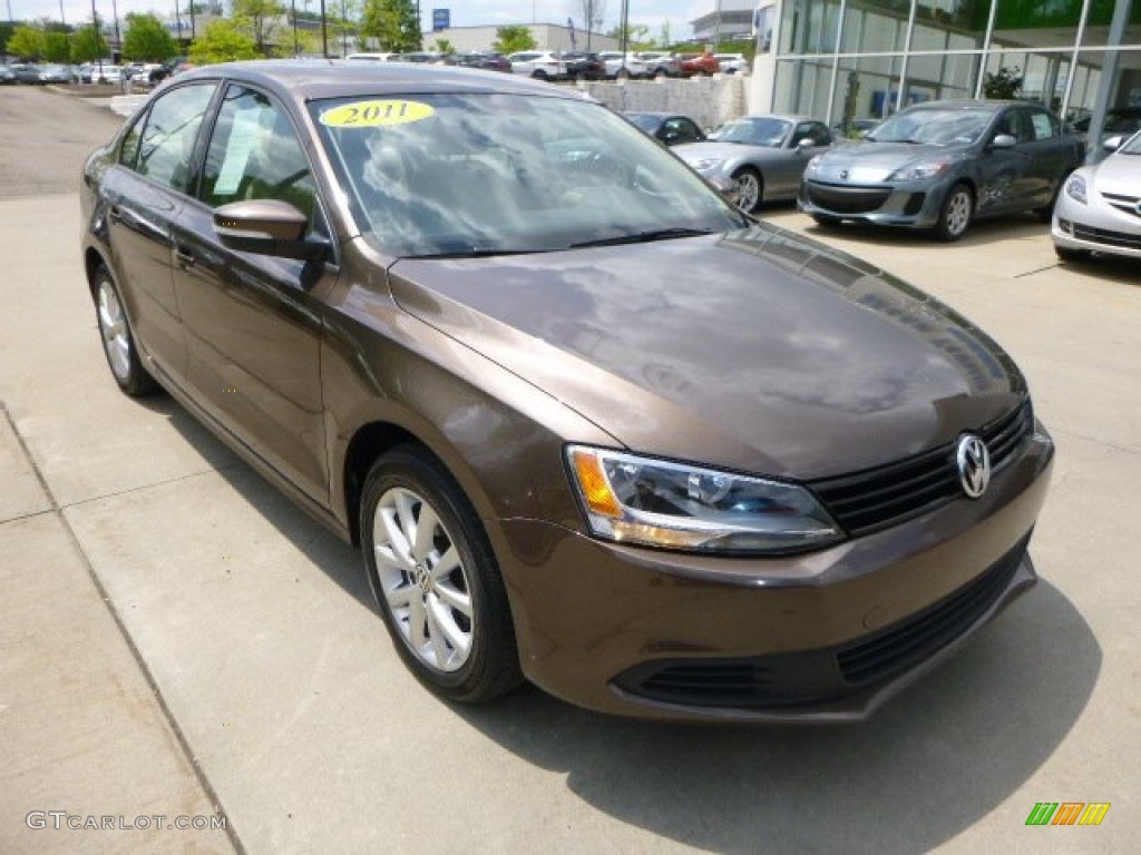 Toffee Brown Metallic 2011 Volkswagen Jetta SE Sedan Exterior Photo #80876004