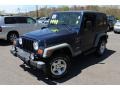 2000 Patriot Blue Pearl Jeep Wrangler Sport 4x4  photo #3