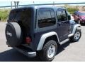 2000 Patriot Blue Pearl Jeep Wrangler Sport 4x4  photo #6