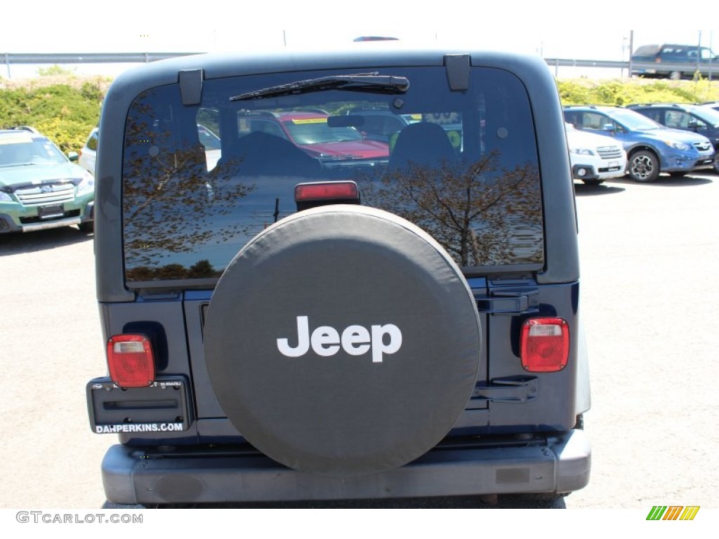 2000 Wrangler Sport 4x4 - Patriot Blue Pearl / Agate photo #7