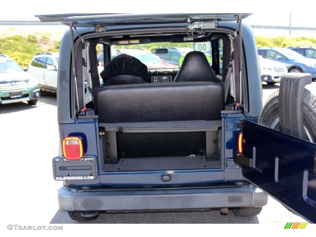 2000 Wrangler Sport 4x4 - Patriot Blue Pearl / Agate photo #8