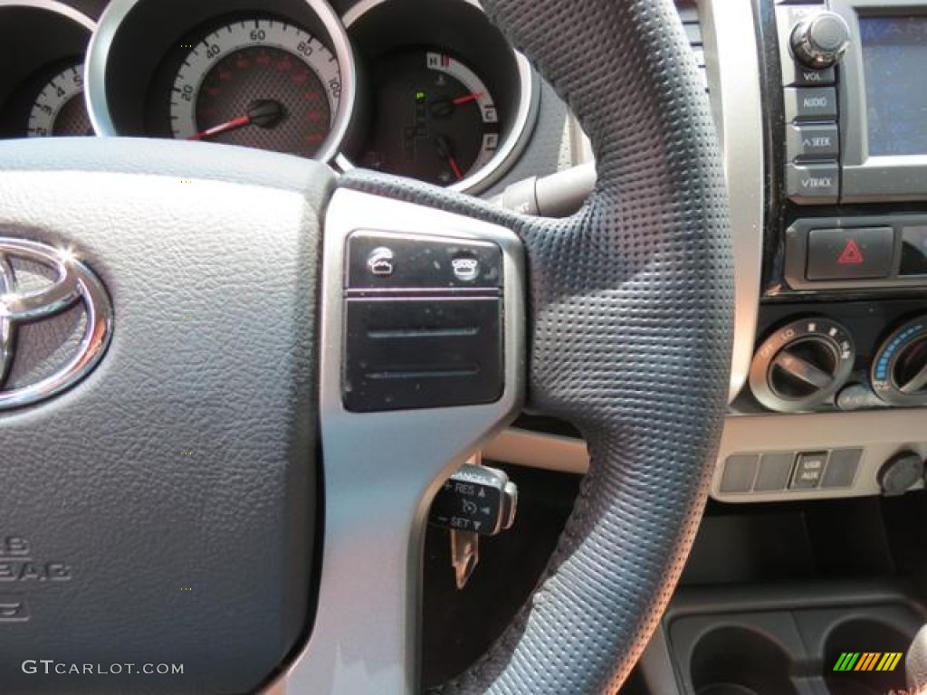 2013 Tacoma Access Cab - Super White / Graphite photo #15