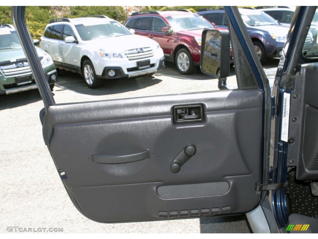 2000 Wrangler Sport 4x4 - Patriot Blue Pearl / Agate photo #20