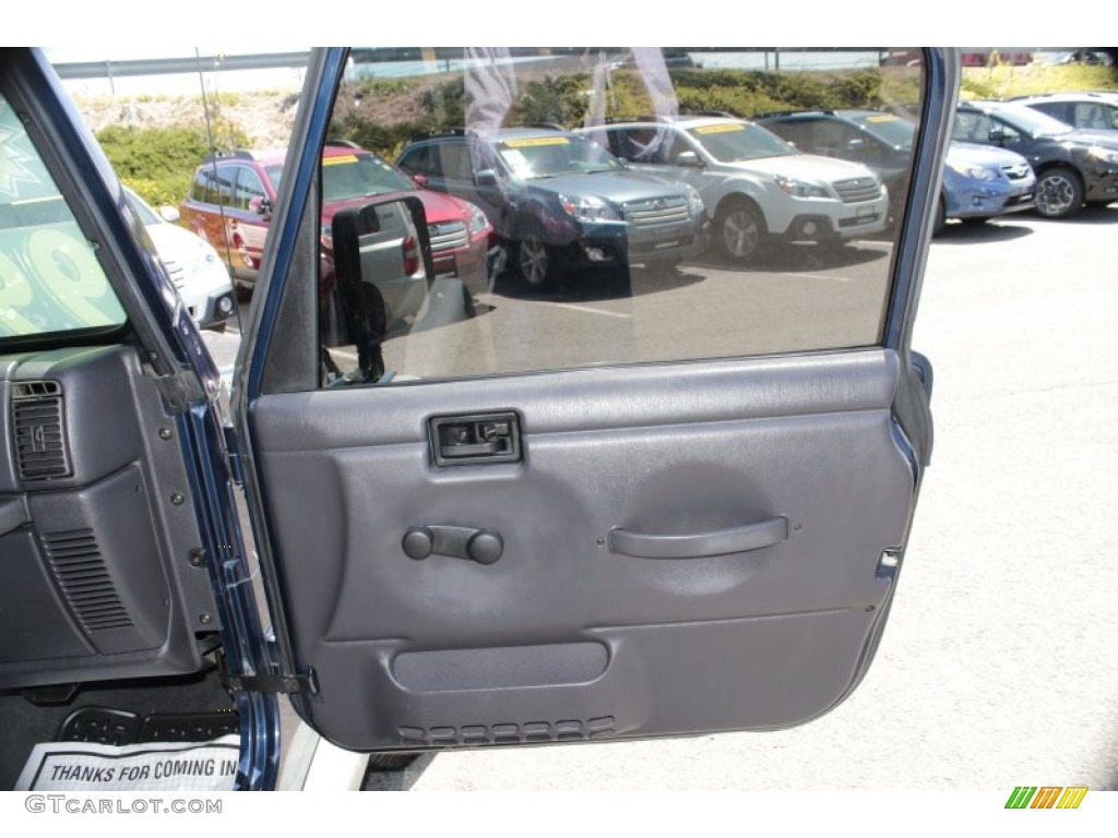 2000 Wrangler Sport 4x4 - Patriot Blue Pearl / Agate photo #21
