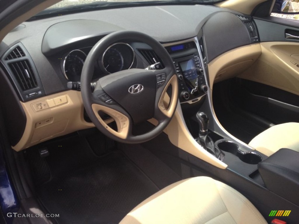 Camel Interior 2011 Hyundai Sonata GLS Photo #80876700