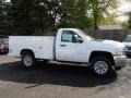 Summit White - Silverado 3500HD WT Regular Cab 4x4 Utility Truck Photo No. 5