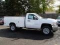 2013 Summit White Chevrolet Silverado 3500HD WT Regular Cab 4x4 Utility Truck  photo #5