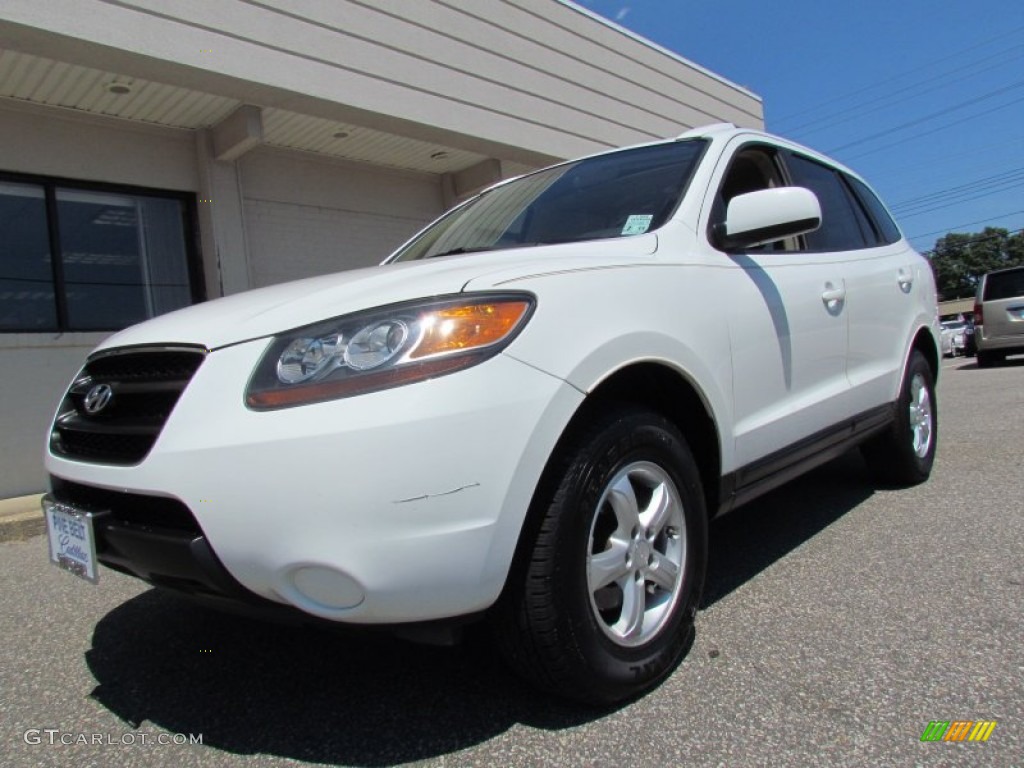 2007 Santa Fe GLS - Arctic White / Beige photo #1